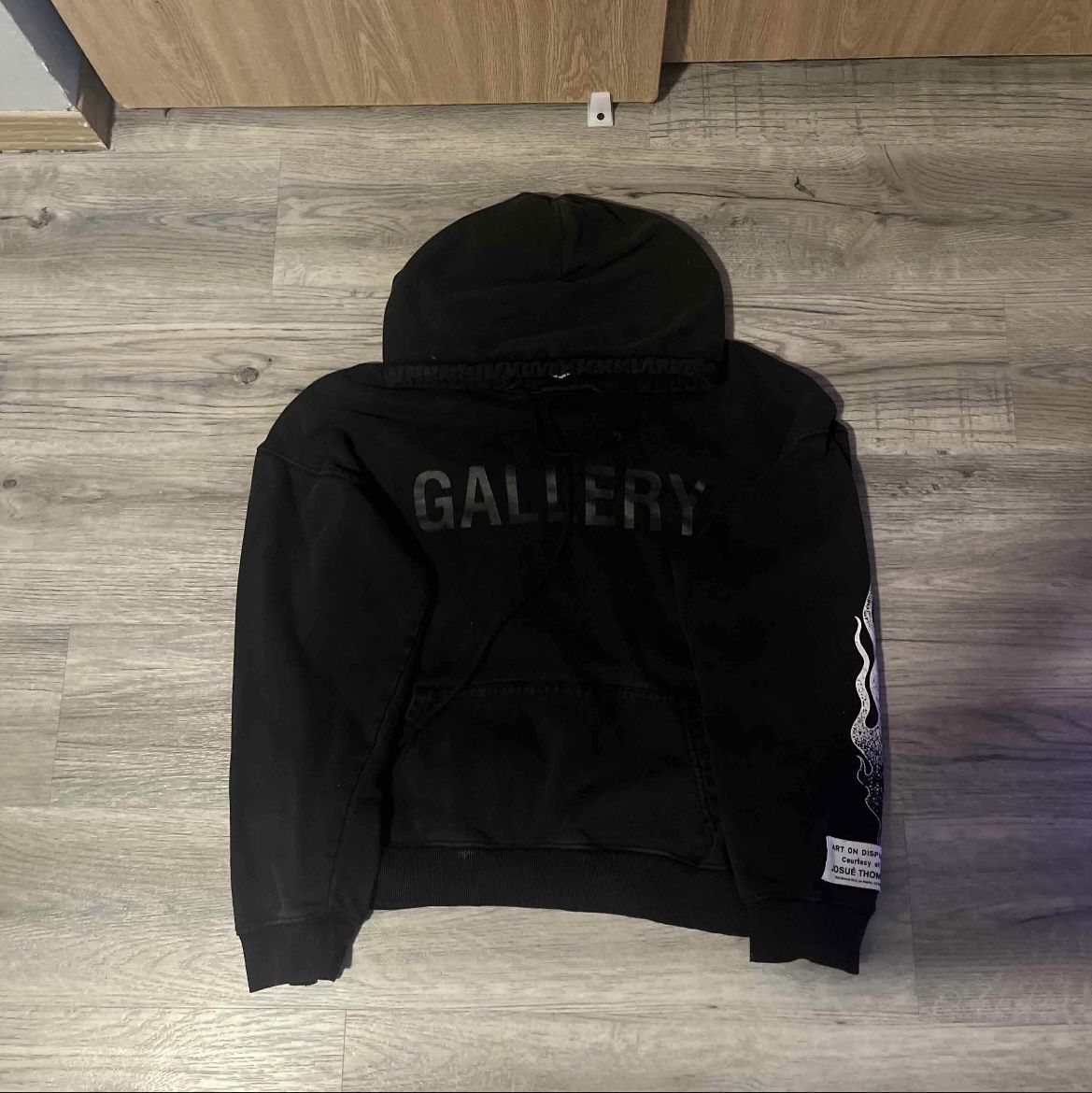 Gallery Dept. Flames hoodie Black