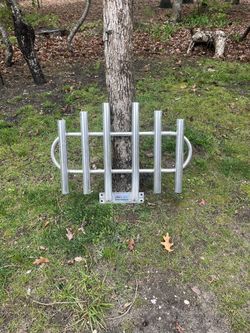 Aluminum rod holder
