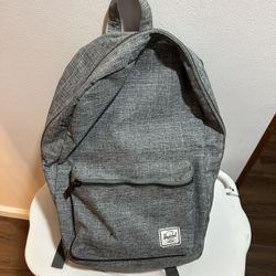 Gray Canvas Herschel backpack