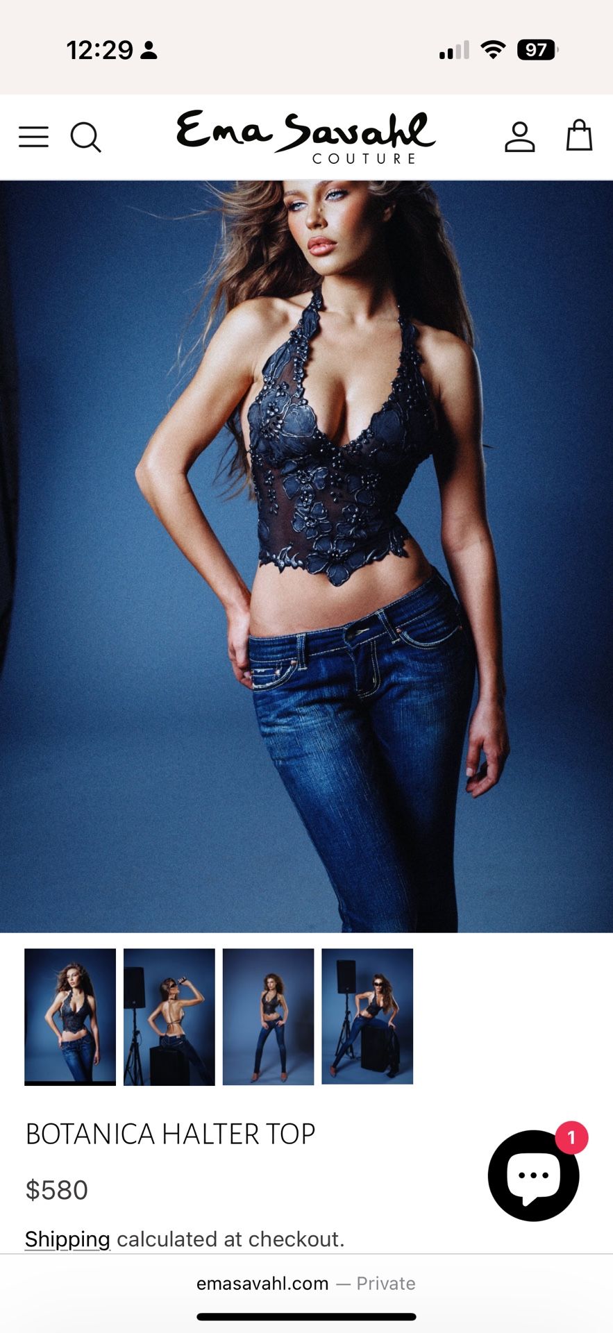 Ema Savahl Botanica Halter Top