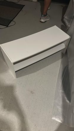 (Two) White 2-Shelf Shoe Rack - TODAY ONLY 4th of July - Moving Out