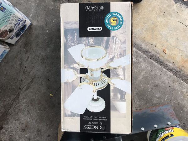 Princess Ceiling Fan Brand New For Sale In Lake Worth Fl