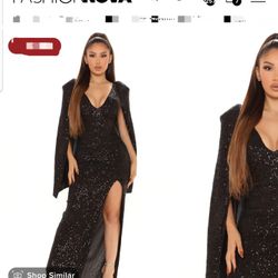 Fashion Nova Sequin Maxi Dress