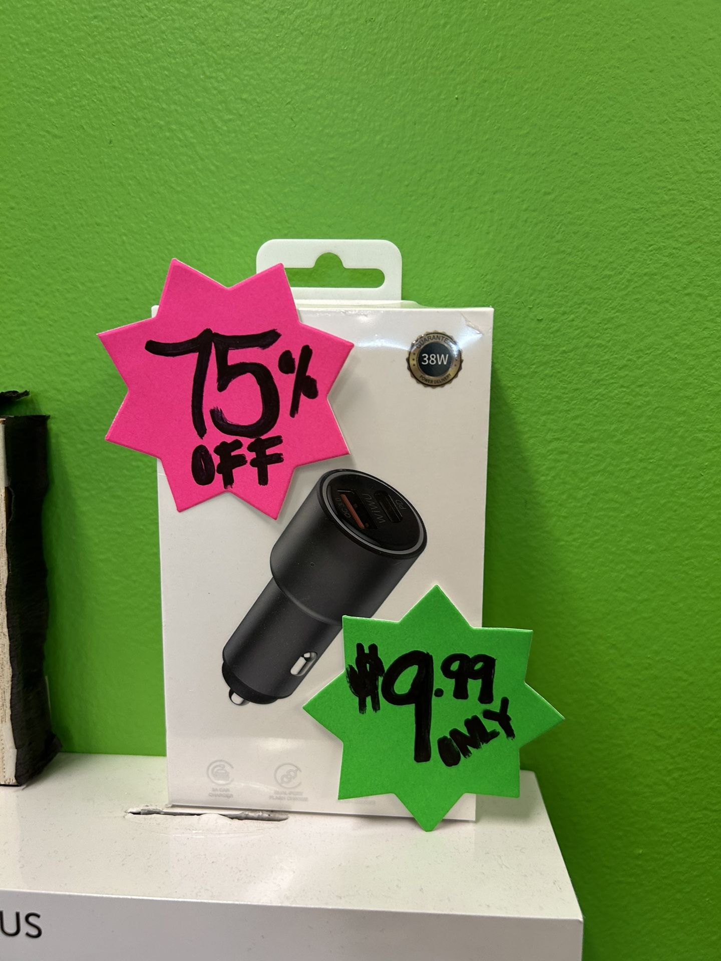 car charger usb and type c