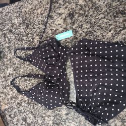Polka. Bathing Suit Bikini