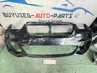 w/dents 2015 - 2016 - 2017 - 2018 BMW X1 F48 M SPORT FRONT BUMPER COVER OEM AY82475