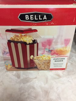 Bella popcorn maker.
