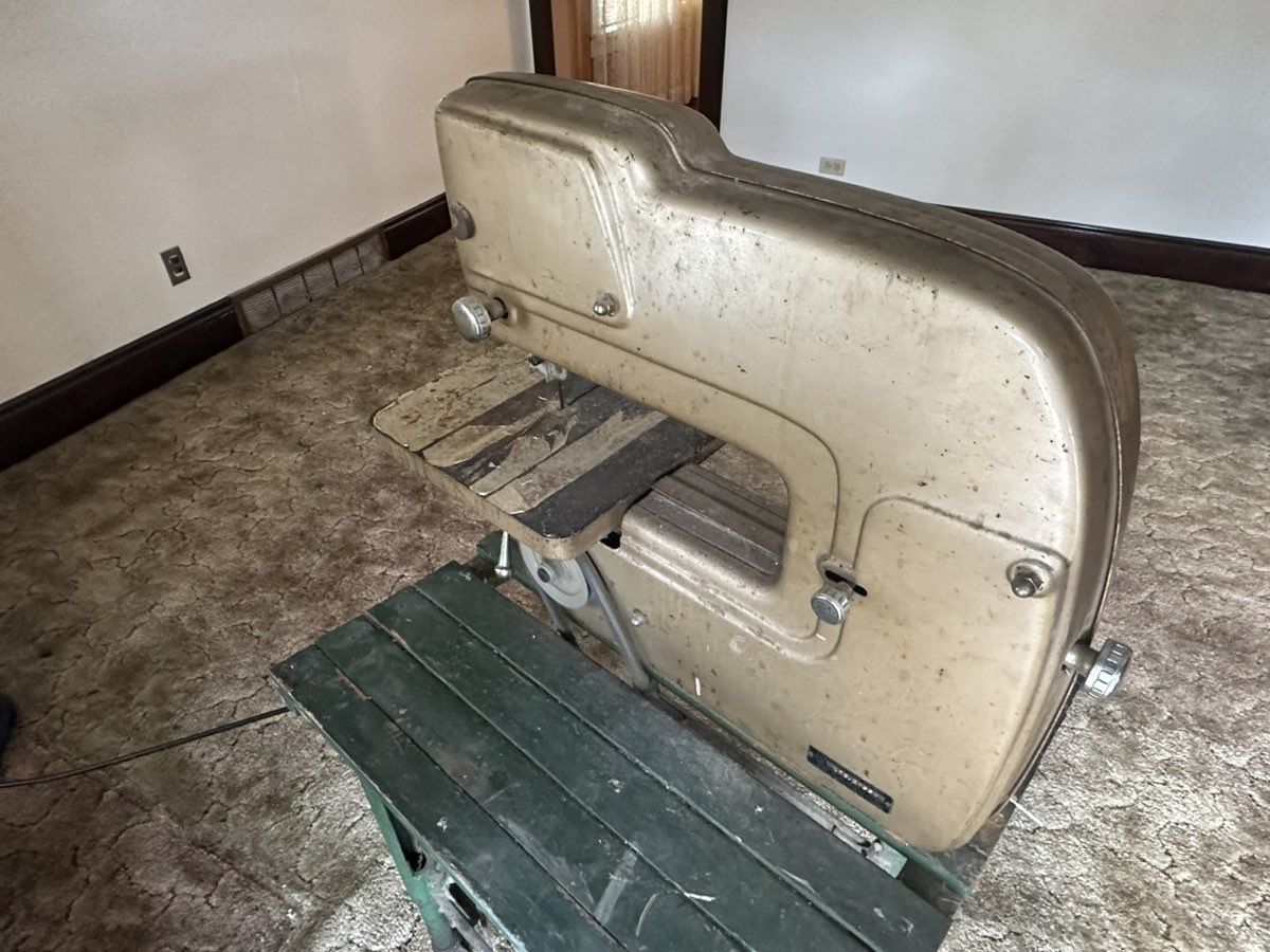 Vintage Sears Craftsman 12" 3-Wheel Band Saw - Woodworking Classic