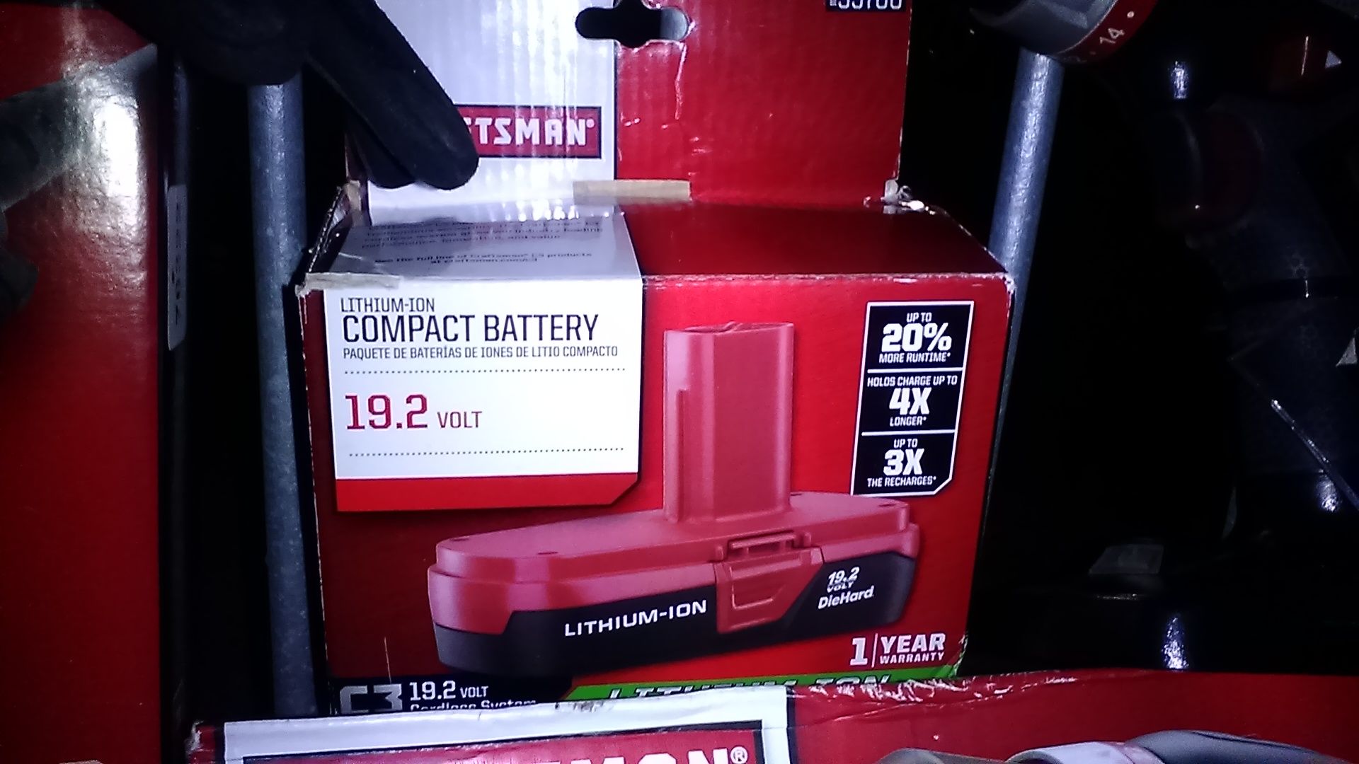 Craftsman C3 19.2 Volt Compact Lithium Ion Battery Pack Model 5166