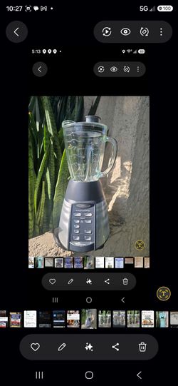 Oster blender, glass