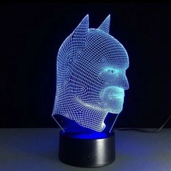 Batman 3D Illusion  Nightlight Table Lamp