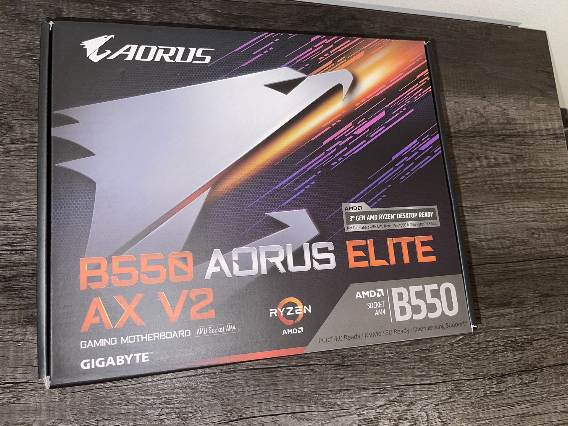 B550 Aorus elite AX V2 NEW