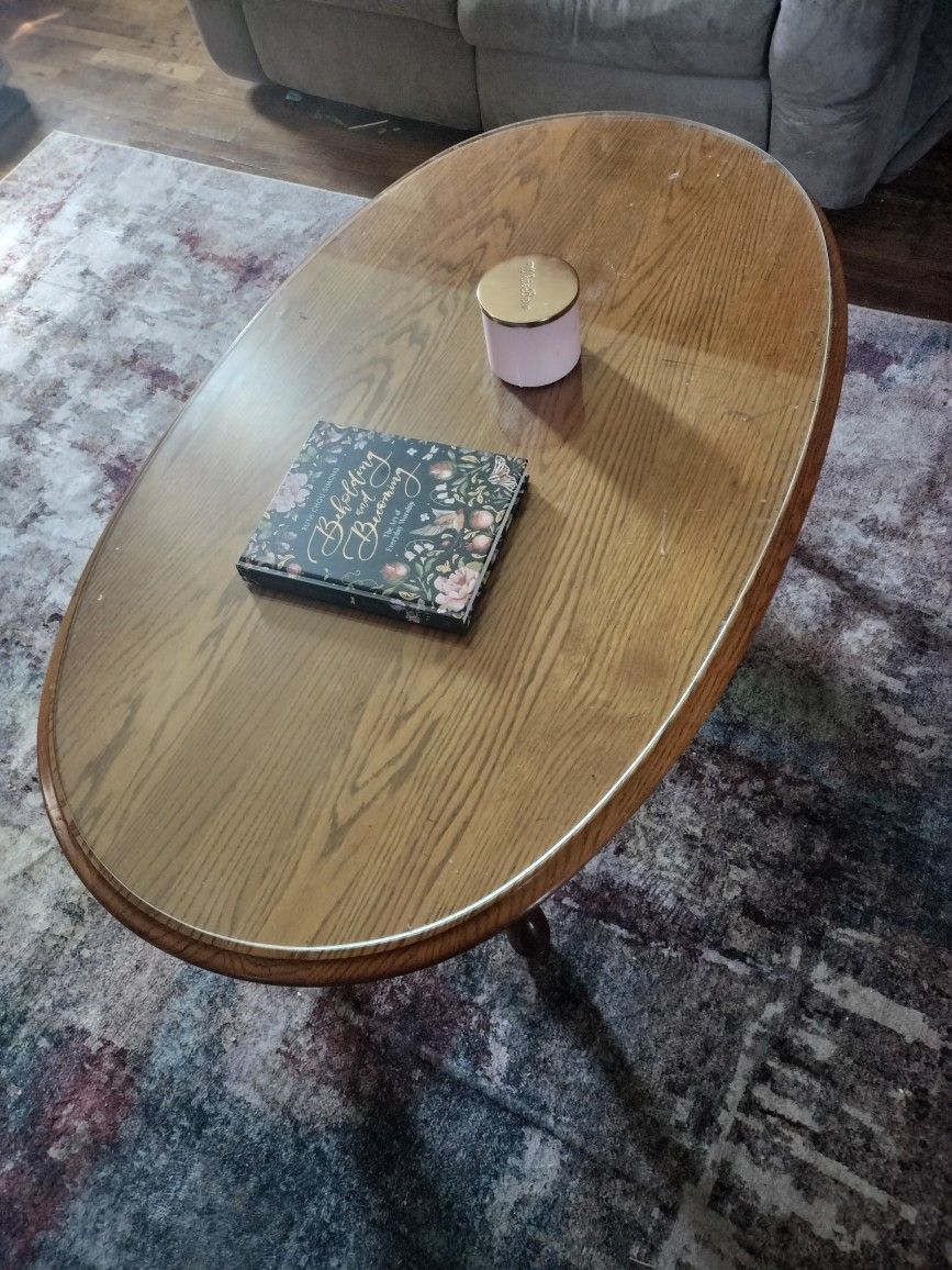 Glass Top Coffee Table