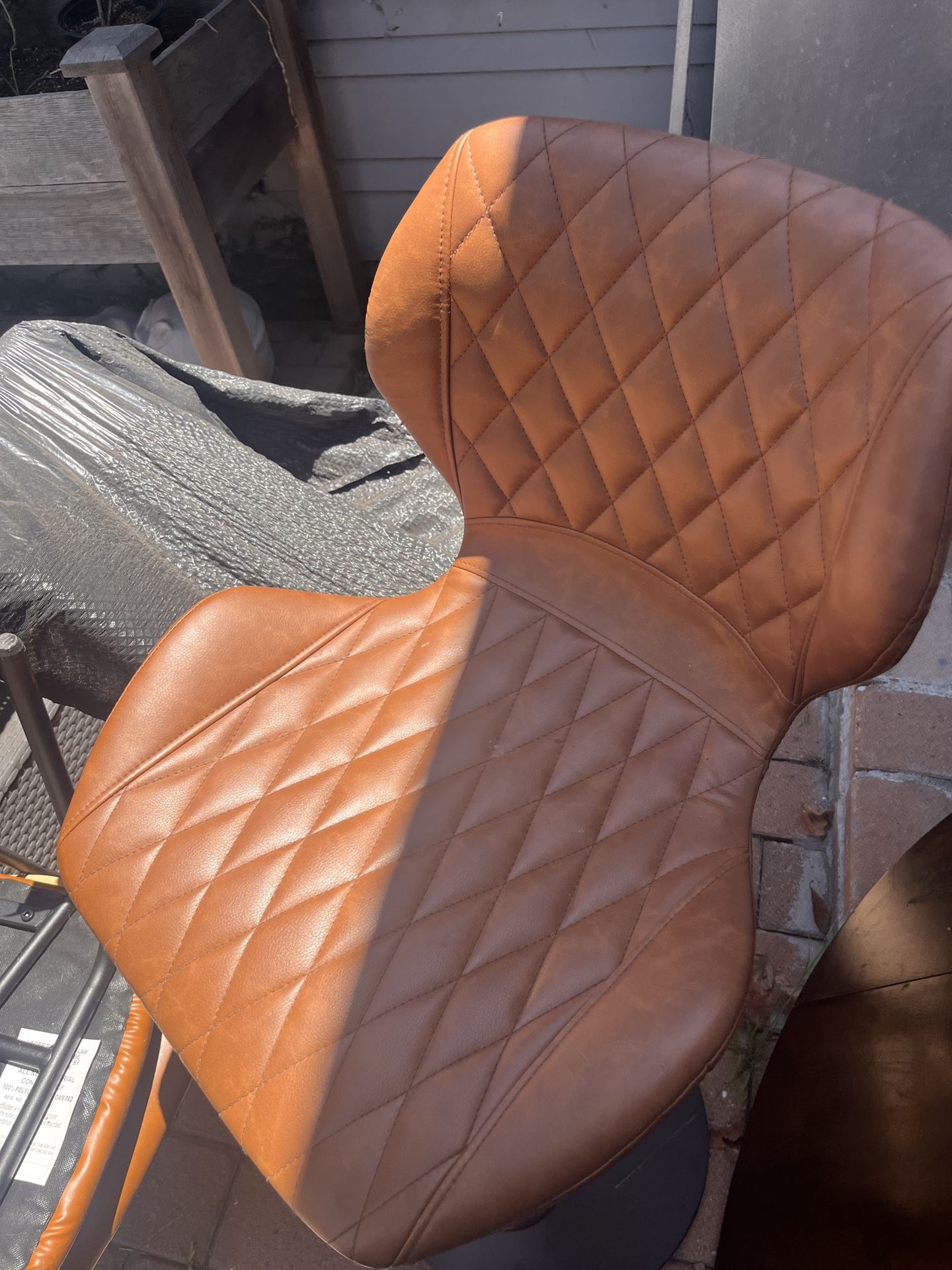Leather Bar Stools (2)