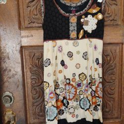 Vintage Embellished Women's Dress Size Small