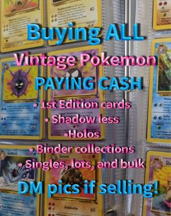 Buying vintage pokemon
