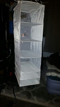 Hanging clothes organizers