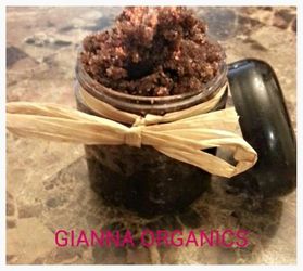 All natural cellulite coffee sugar scrub with sweet almond oil
