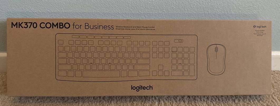 New Logitech MK370 Combo for Business Wireless Keyboard and Silent Mouse (contact info removed)87