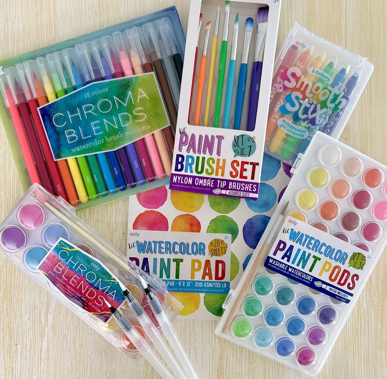 New! Watercoloring Supplies