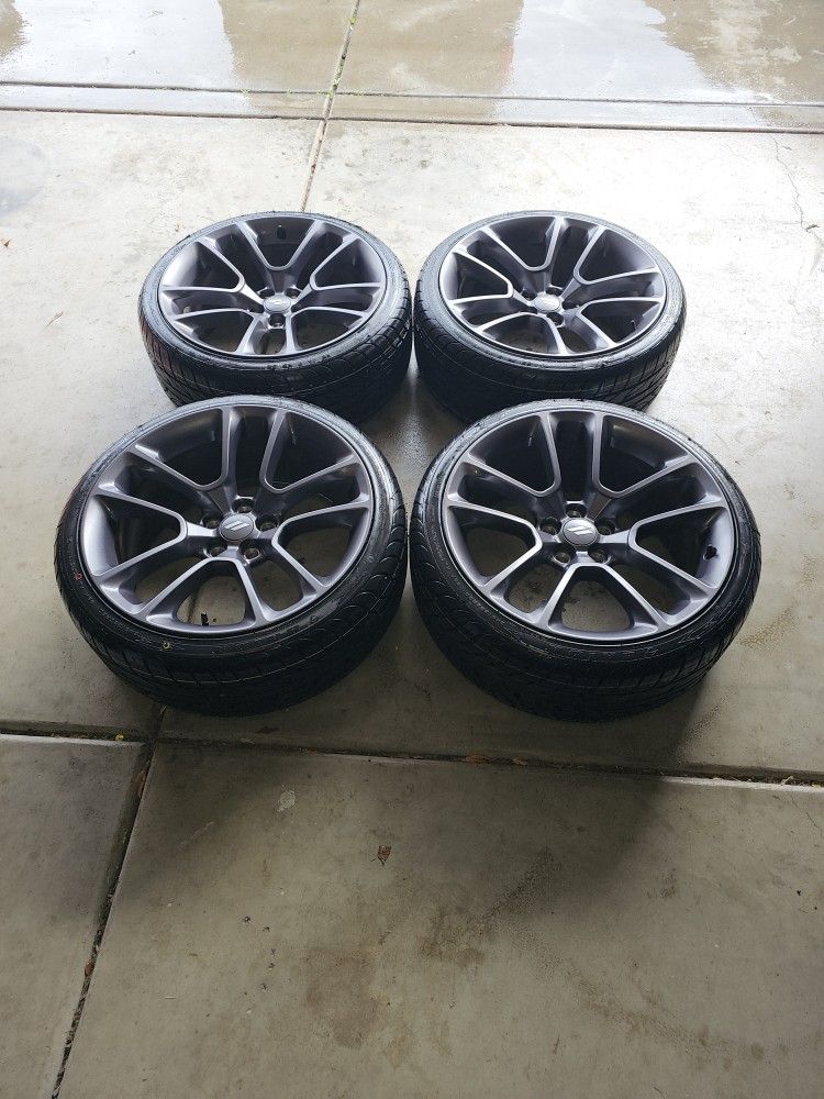 20" OEM Dodge Charger Wheels With 4 New Tires for Sale in Hanford, CA OfferUp