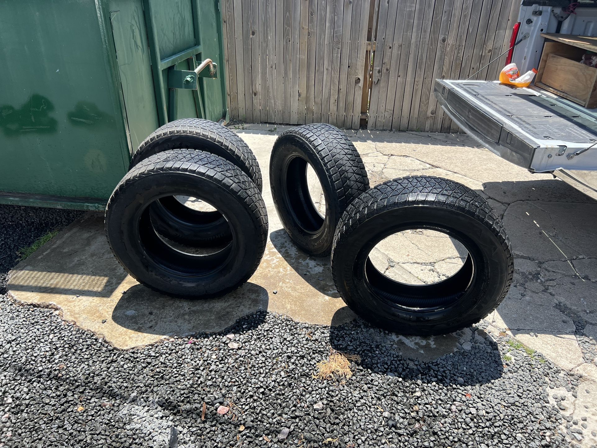 Bridgestone Blizzack Snow Tires - Free For Pickup