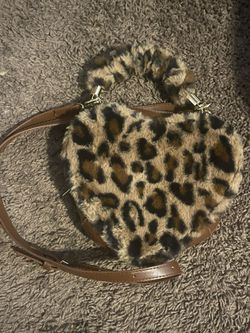 Heart Shaped Cheetah Purse