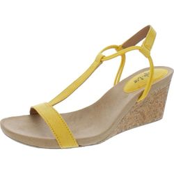 Style Co Mulan Wedge Sandal in Mustard Yellow 9.5