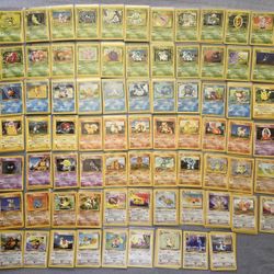 Vintage 90s Base Set & Base Set Unlimited Jungle Pokémon Cards lot of 248