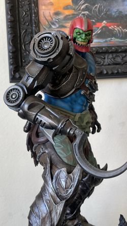 MOTU TRAP JAW HE-MAN STATUE " SOLD OUT " EXCLUSIVE VERSION SIDESHOW , MASTERS OF THE UNIVERSE
