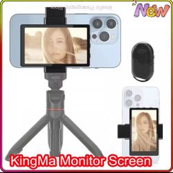 Kingma VL-PH01-H  Smartphone Vlog Selfie Monitor Magnetic > Screen Using Phone Rear Camera For Selfie Vlog Live