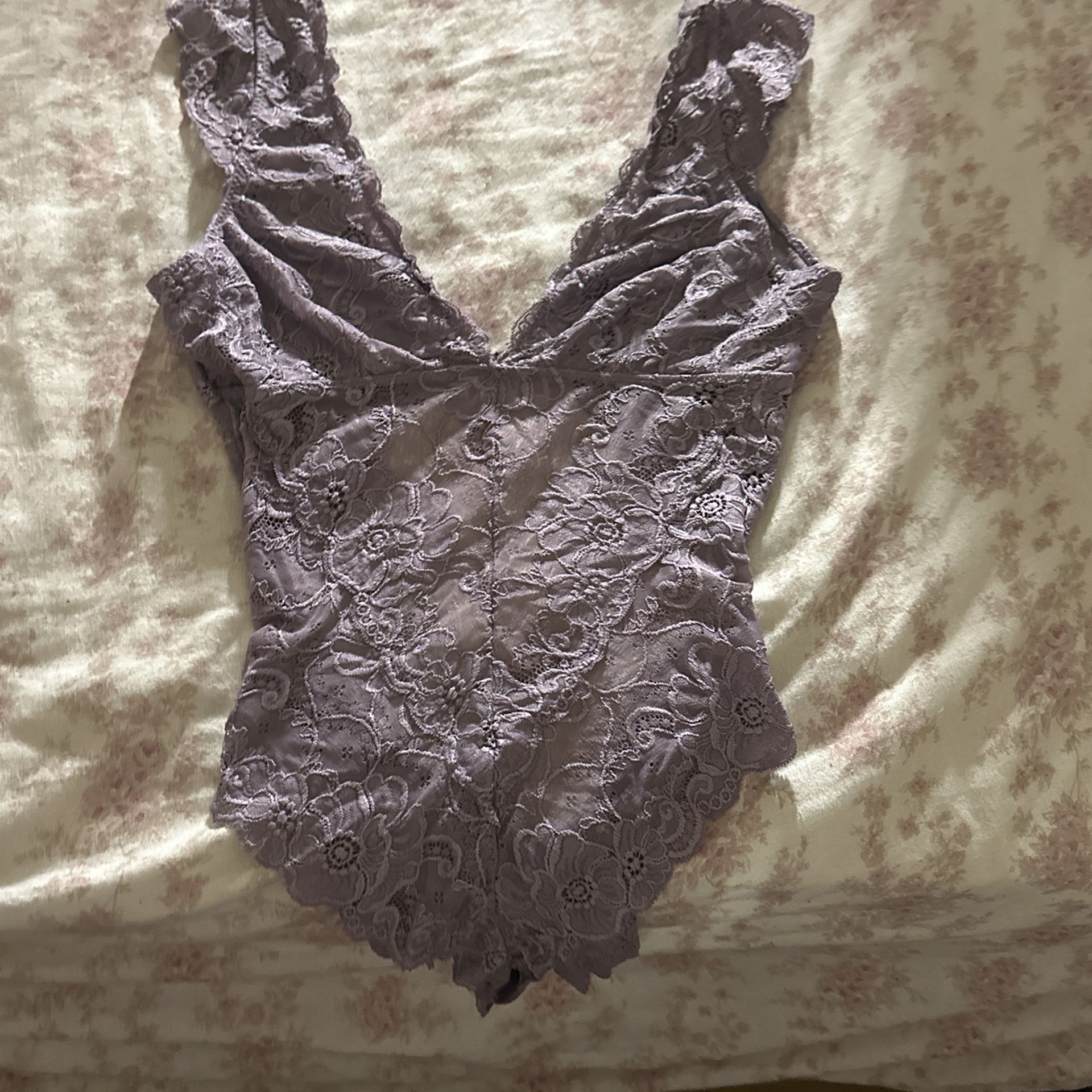Lace Bodysuit Backless