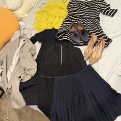 Bag of Clothes – Brand Name Blazers, Dresses & Shoes