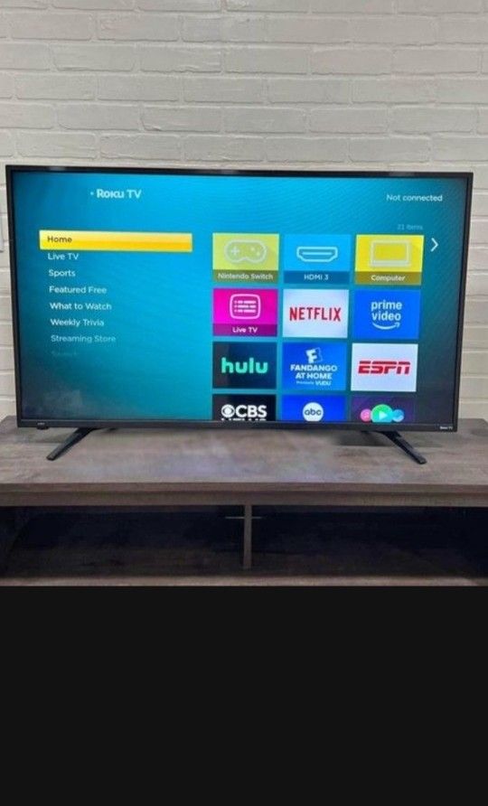 45' Inch Roku TV W/Remote