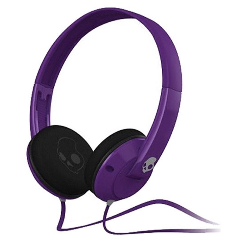 Lot of Brand New Skullcandy Supreme Sound Uprock Corded Headphones in Purple - 44 Units