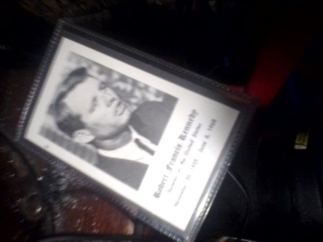 Robert Francis Kennedy senator of the United States November 20th 1925 to June 6th 1968 card and sleeve