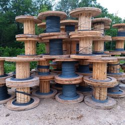 Wooden Tables/Industrial Wooden Spools