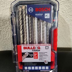 Bosch Bulldog 7 -Piece High-carbon steel Masonry Drill Bit Set For Hammer drill