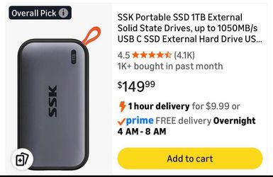 SSK 1tb SSD BRAND NEW