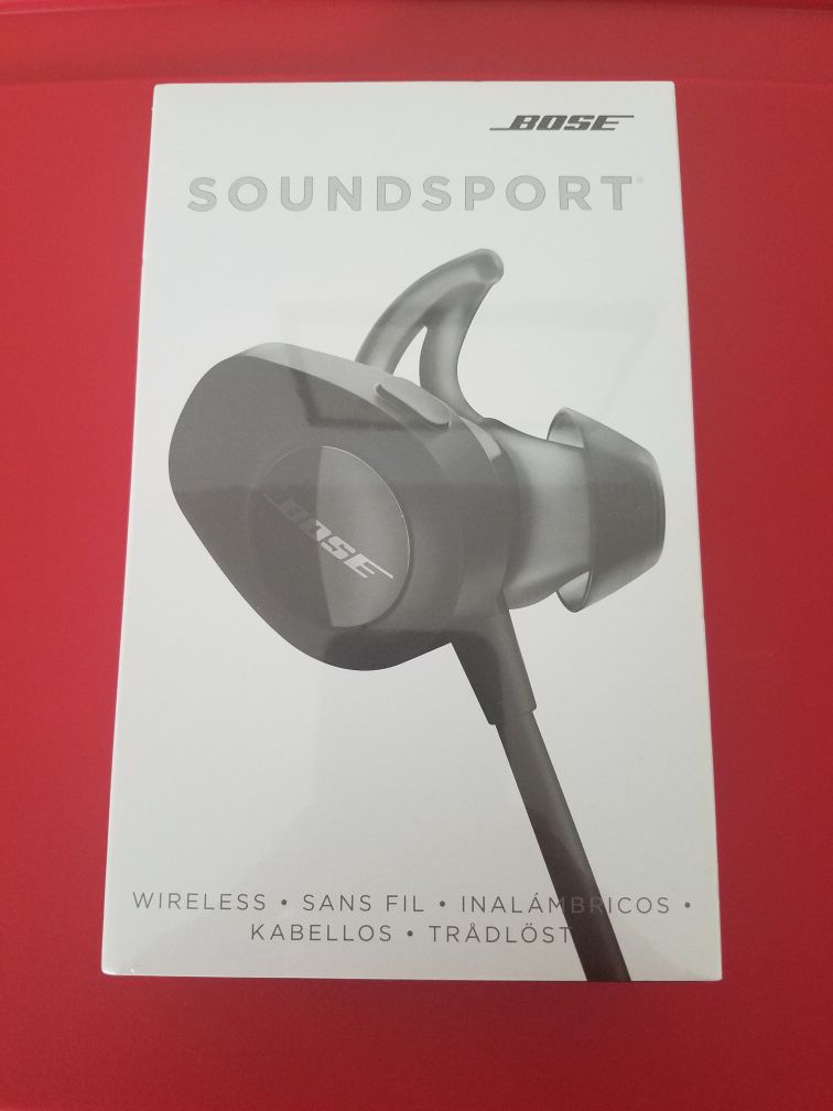 Bose sound sport wireless headphones Brand New