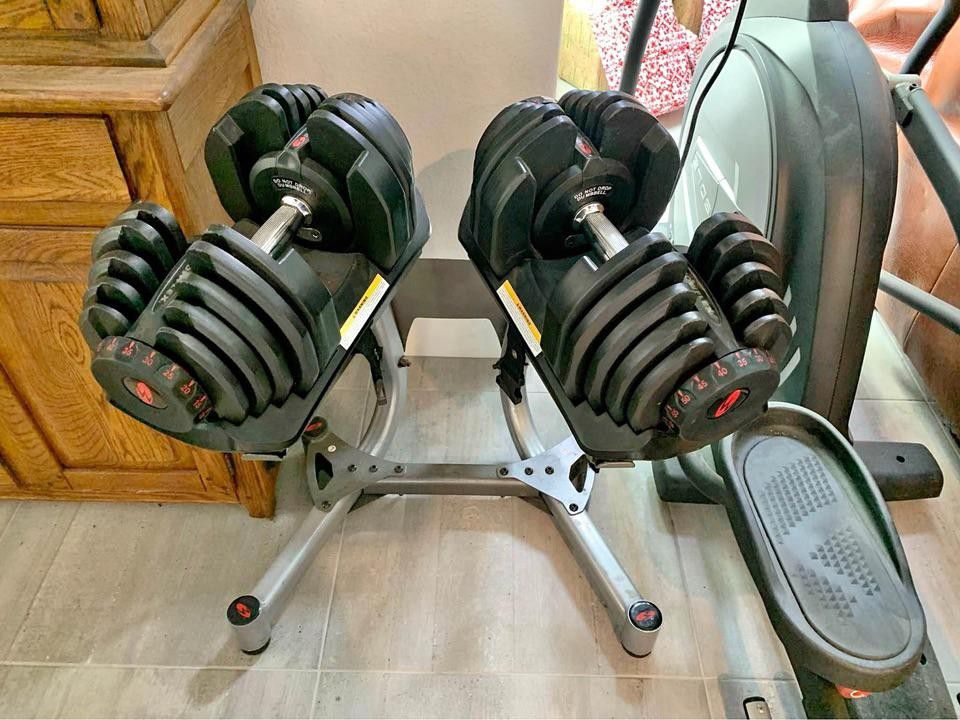 Bowflex 1090 Dumbbells With Stand 