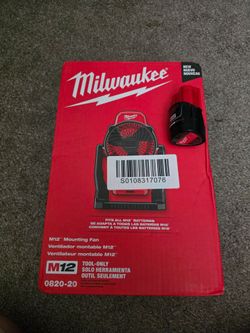 Milwaukee M12 Mounting Fan
