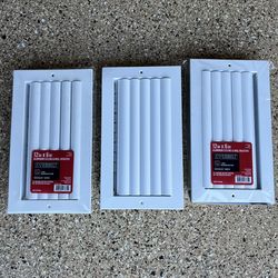 HVAC 6”x12” Wall Registers