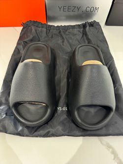 Yeezy Slides YZY YS-01 Black Size 6, 10 & 11 Men 7, 11 & 12 Women
