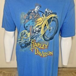 Vintage Harley Davidson T Shirt Single Stitch 80s 1984 Graphic Shirt 