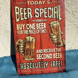 Metal Tin Wall Signs Decor