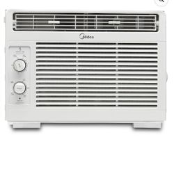 Midea 5,000 BTU 150 Sq ft Mechanical Window Air Conditioner, White, MAW05M1WWT, New