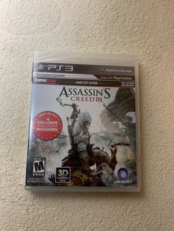 PS3 assassin’s CReed 3 Brand new never opened