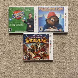 Nintendo 3ds Game Lot Of 3
