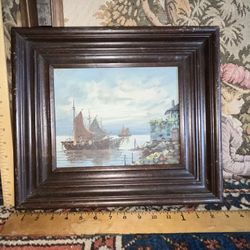 Original Oil Painting On Canvas Signed S Dohanes 